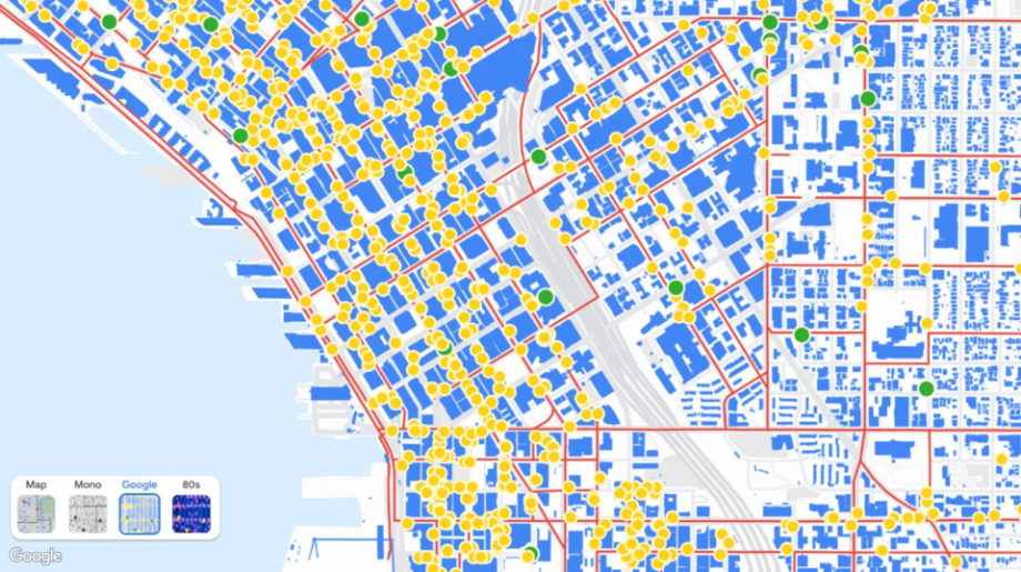 GoogleMapsLead Software Interface