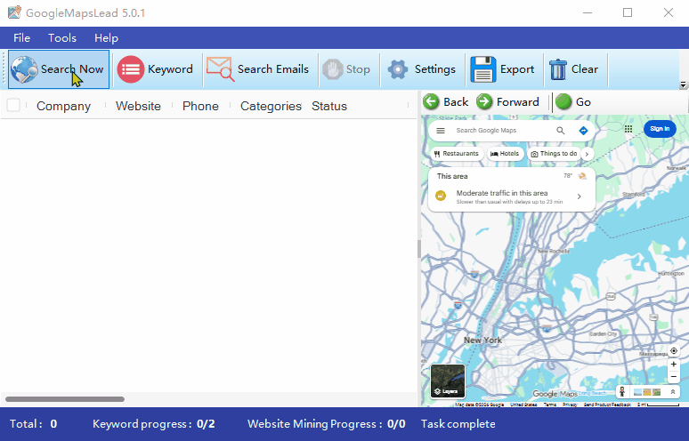 GoogleMapsLead Extracting Business Emails